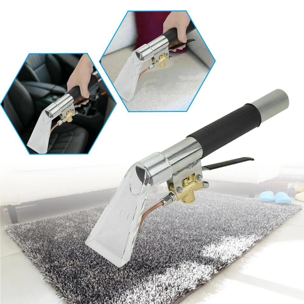 Upholstery Carpet Cleaning Extractor Vacuum Cleaner Wash Nozzle Set Furniture Car Cleaning Hand Tool w/ Plastic Suction Head