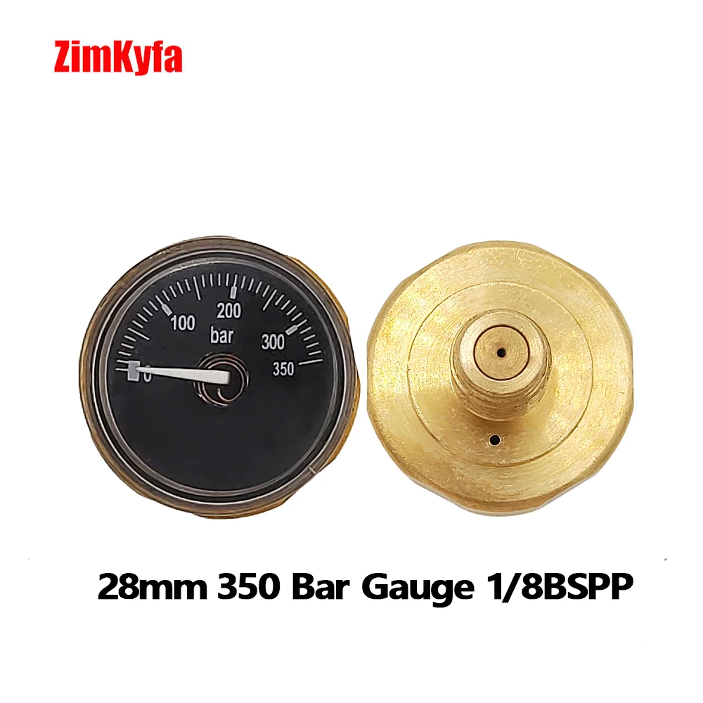 HPA Mini 1/8BSPP 1/8NPT Manometer Manometer Gasflasche Nachfüllregler Armaturen – Detail 8