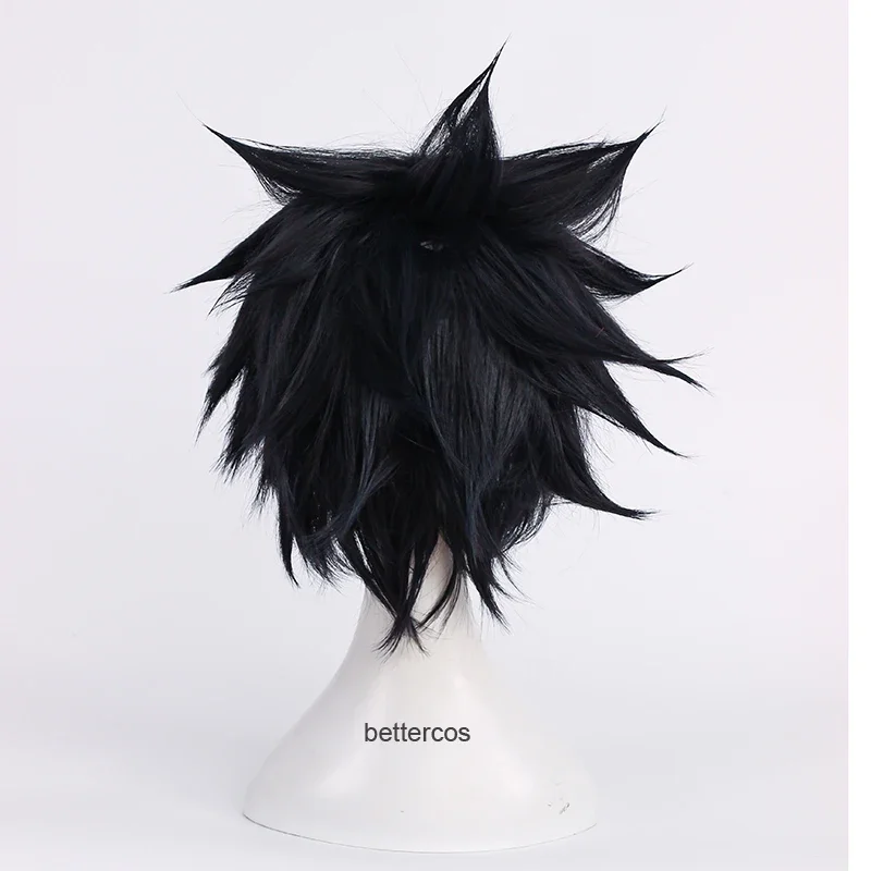 Gray Fullbuster Cosplay Wig Short Heat Resistant Synthetic Hair Wig Cap