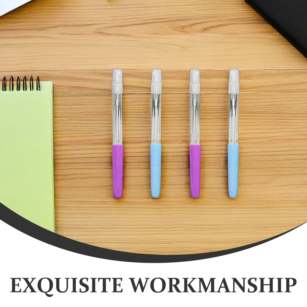 10Pcs Spray Pen Refillable Plastic Empty Bottle Container Portable Travel Perfume Hand Aromatherapy Dispenser Leak Proof