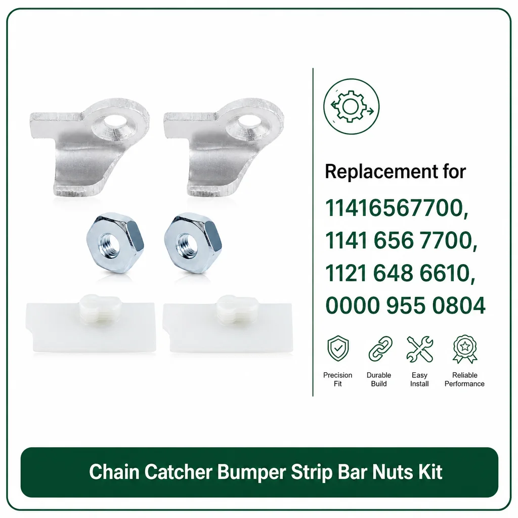 Chain Catcher Bumper Strip Bar Nuts Kit For Stihl MS261 MS271 MS291 MS261C MS271C OEM 11416567700 Chainsaw Replacement Parts