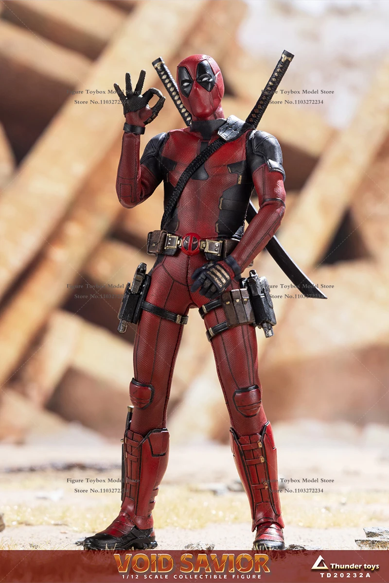 サンダートイズ TD20232 先行販売 1/12 スケールグッズボイドセイバーデッドプールウルヴァリン可動 6 "フルセットアクションフィギュアギフト