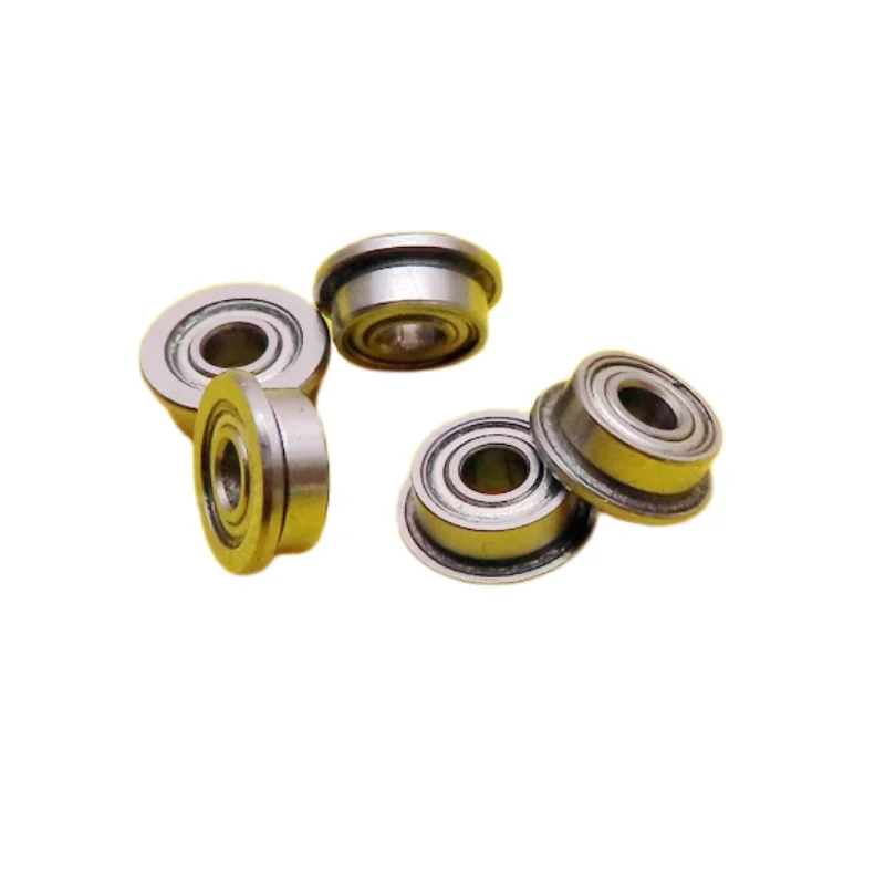 50pcs F692ZZ Flanged shielded bearing F692Z  F692 -2Z 2*6*3mm miniature flange feep groove ball bearings 2x6x3 mm