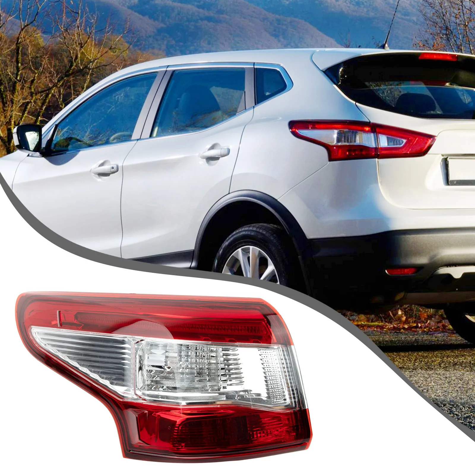 

Car LED Left Rear Light Tail Light Lamp For Nissan For Qashqai 2014-2016 26550-4EA0A Red Light Tail Rear Light Car Accessories