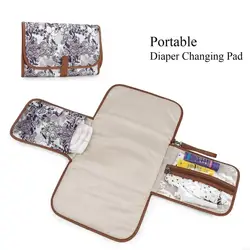 Baby Diaper Changing Pad Change Mat Liner with Carrying Strap Sheet Bed Pad Infant Newborn Diapering Sheet Protector A2UB