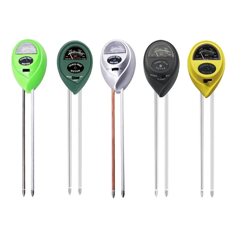 Soil Water Moisture Light PH Meter Tester Analyzer Test Detector for Garden Plant Flower Hydroponic Garden Tool 3 in 1