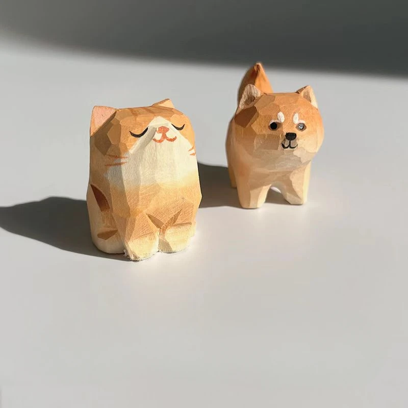 Cute Pet Cure Small Decorative Items Desktop Living Room Decoration Crafts Small Computer Desk Decorative Items Home Petit Bijou