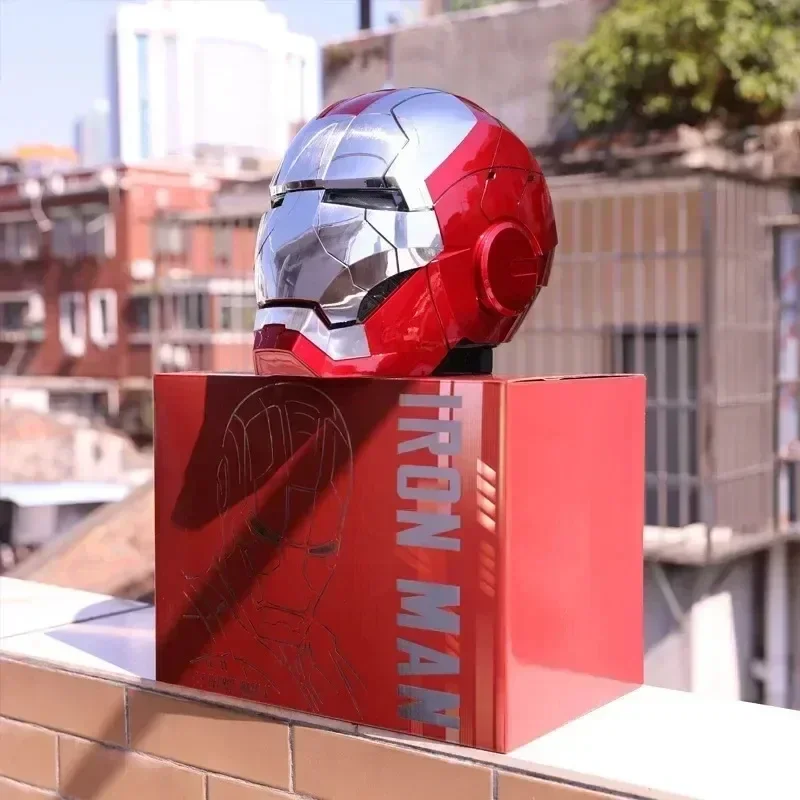 アイアンマンマスク Mk5 電気音声制御ヘルメット 1/1 コスプレ 1:1
