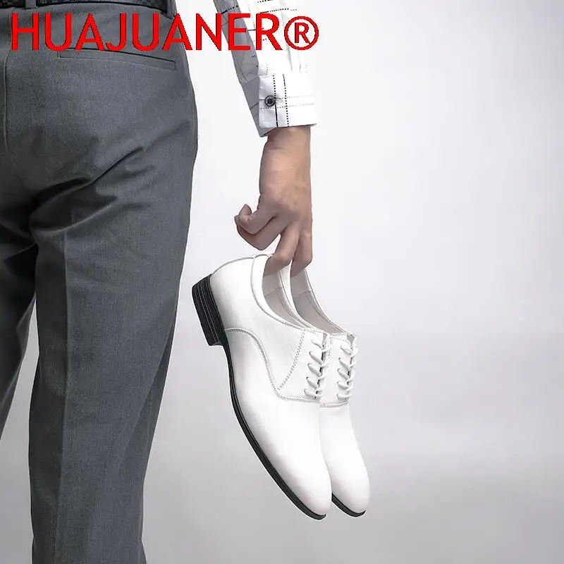 Luxury Oxford Genuine Leather Mens Shoes Brand Formal Shoes Top Quality Business Wedding Dress Italian Footwear Plus Size 49 50