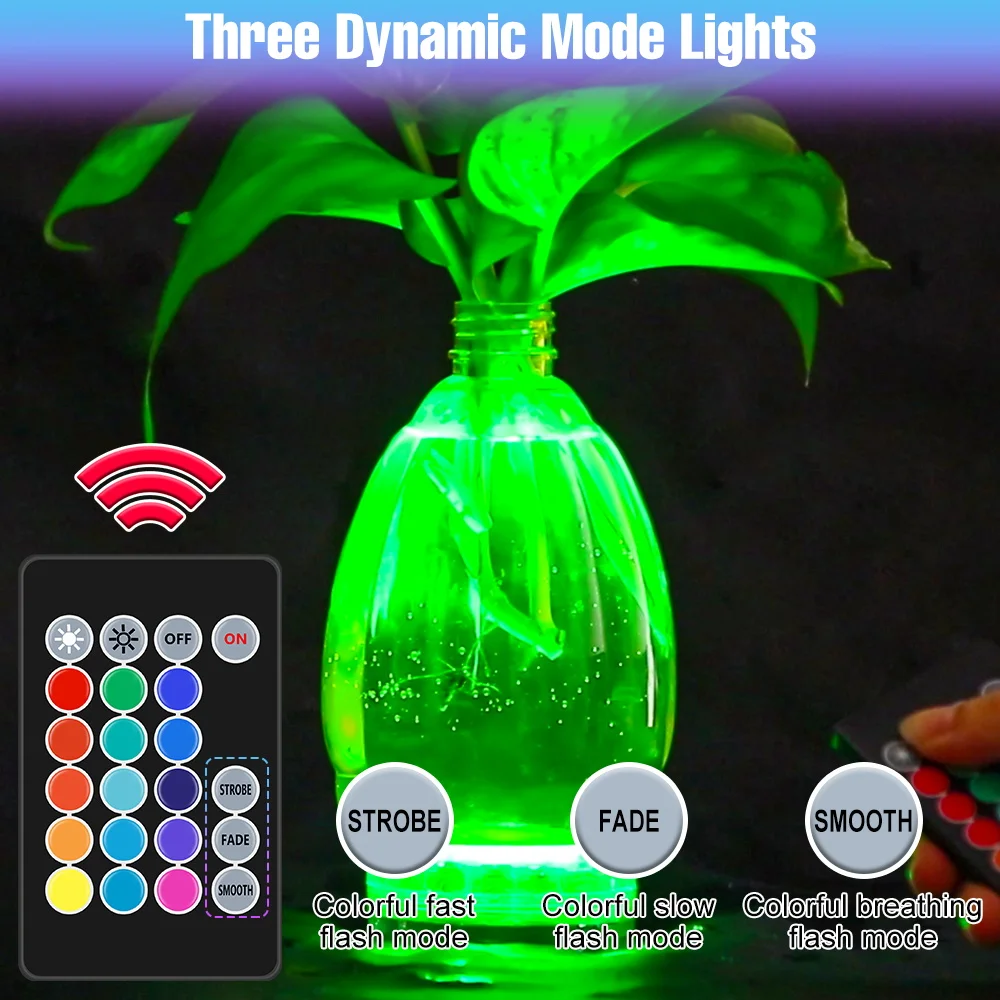 RGB مصباح غاطسة LED حمام سباحة تحت الماء أضواء IP65 مقاوم للماء حديقة بركة نافورة خزان الأسماك في الهواء الطلق إضاءة ديكوريّة #3