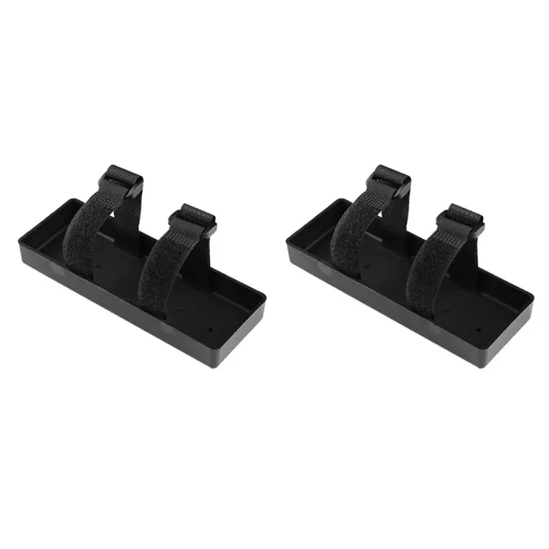 B78B-2X RC Battery Tray Case Battery Box Bracket For Axial SCX10 Traxxas TRX4 RC4WD D90 1/8 1/10 RC Car Spare Parts,Black