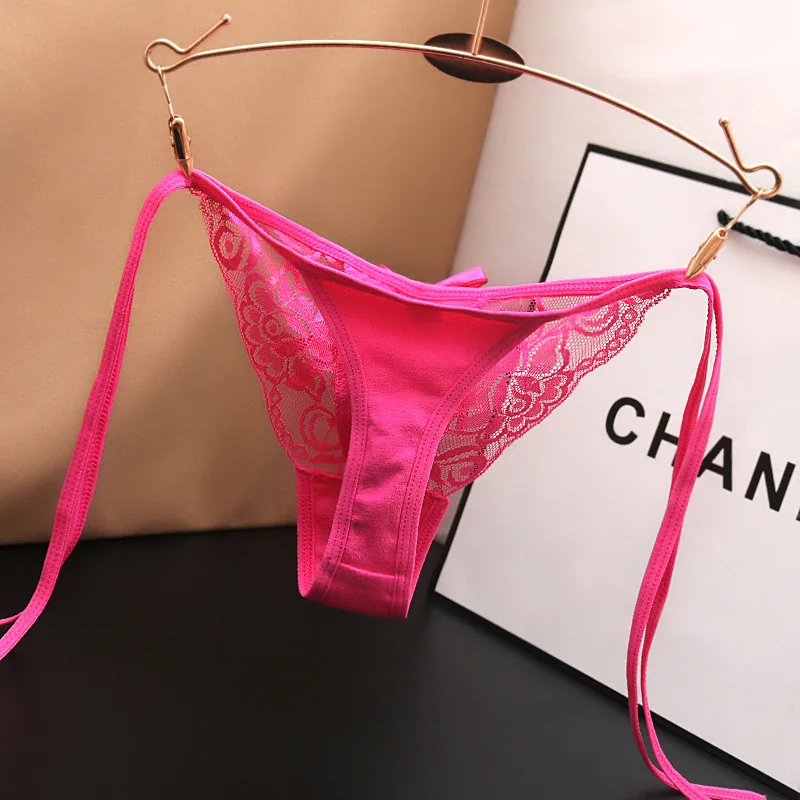 Japanese Sexy Women Panties Transparent  Underwear Hollow Out Female Thongs Erotic Lingerie Hot  G-String Embroidery