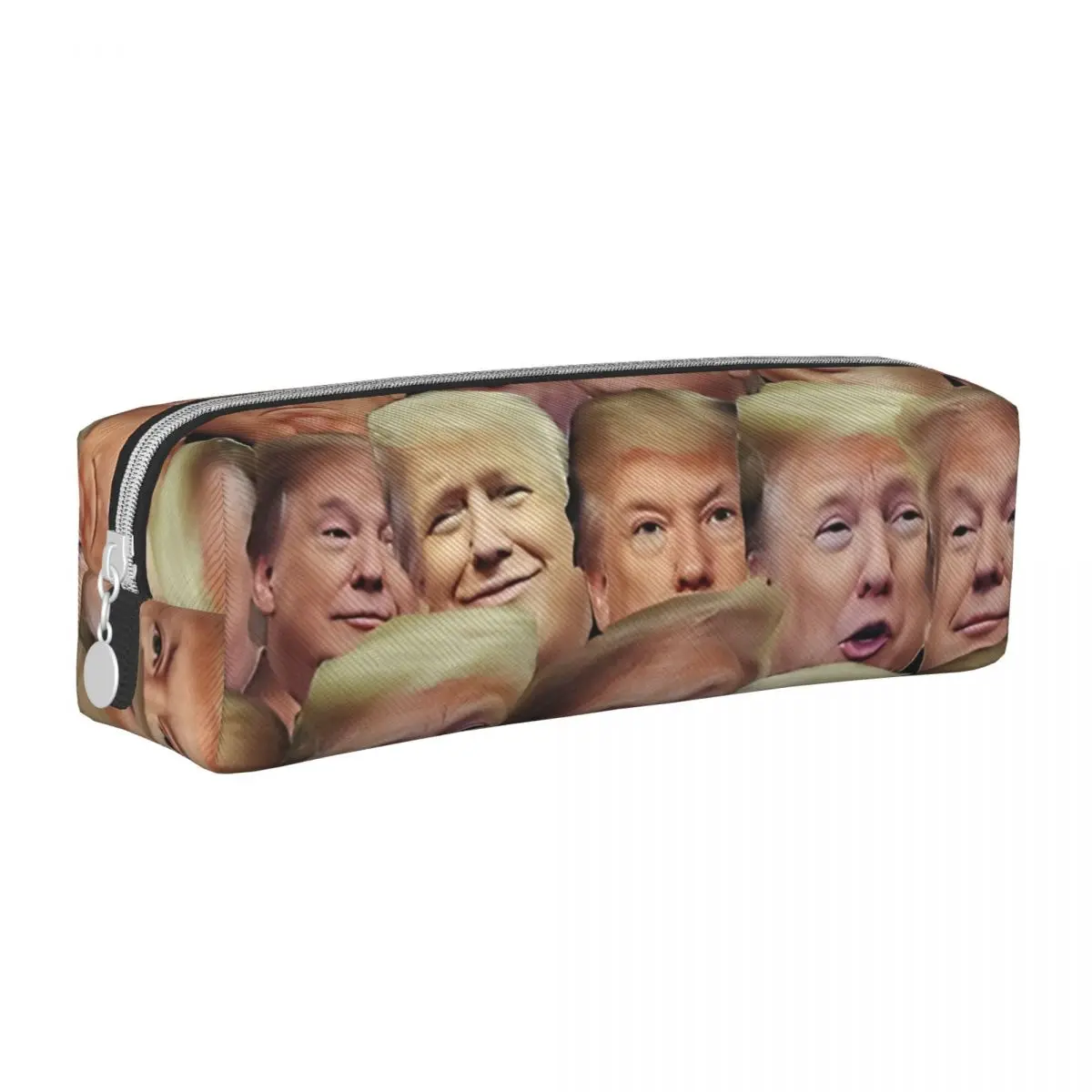 Donald Trump Funny Memes Pencil Case School Pencil Cases Zipper Boy Girl Retro Portable Pencil Pouch Stationery Organizer