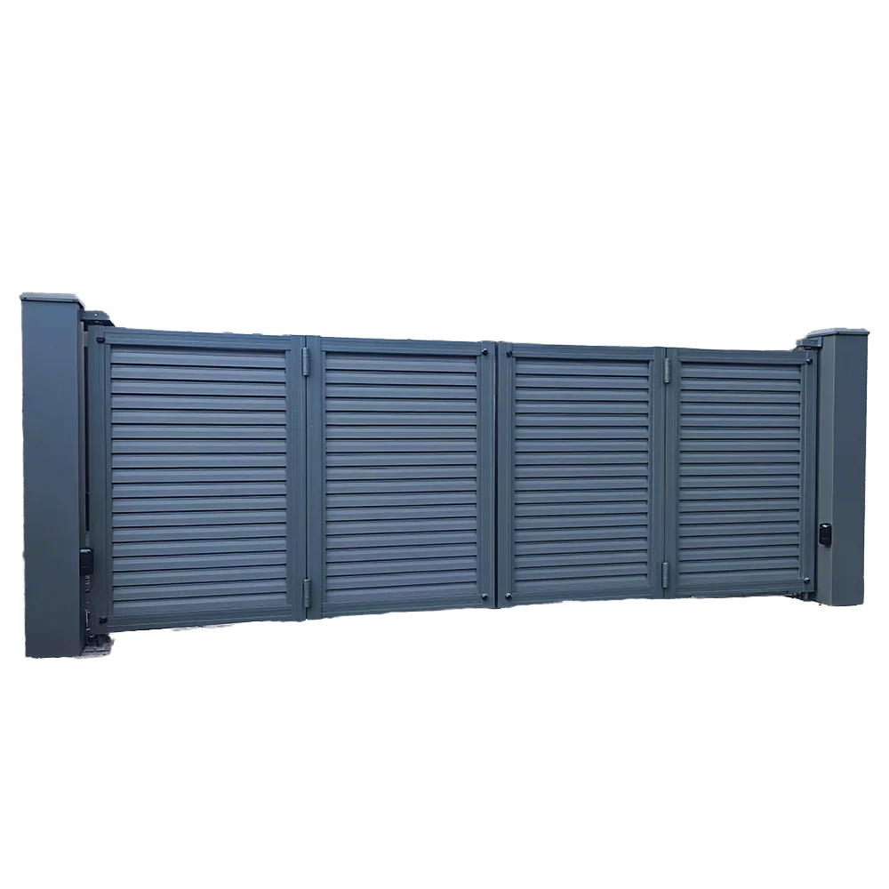 

*& Contemporary Aluminum Main Gate Modern House Entrance Sliding Automatic Security Outdoor