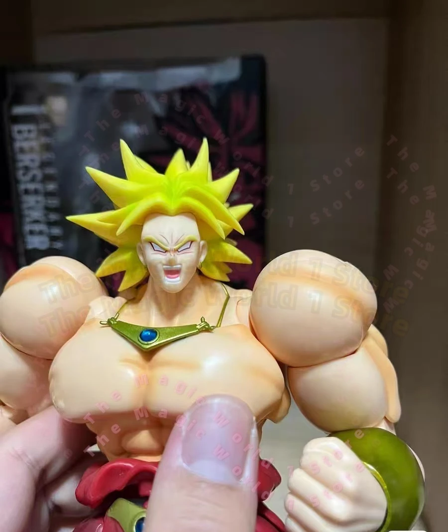 ฟิกเกอร์ Demoniacal Fit รุ่น Legendary Berserker-Cosmic Shock- โบรลี่ Demonic Pact ขยับได้ ของใหม่แกะกล่อง สีผมเหลืองและสีผมเขียว