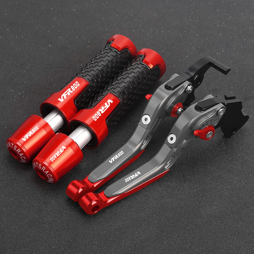 VFR800 VTEC For HONDA VFR800VTEC 2002 2003 2004 2005 2006 2007 2008 Handlebar Hand Grips Ends Handle Brake Clutch Levers