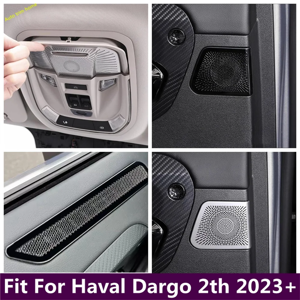 

Reading Light / Front Rear Door / Pillar A Stereo Speaker Audio Loudspeaker Sound Frame Cover Trim For Haval Dargo 2th 2023 2024