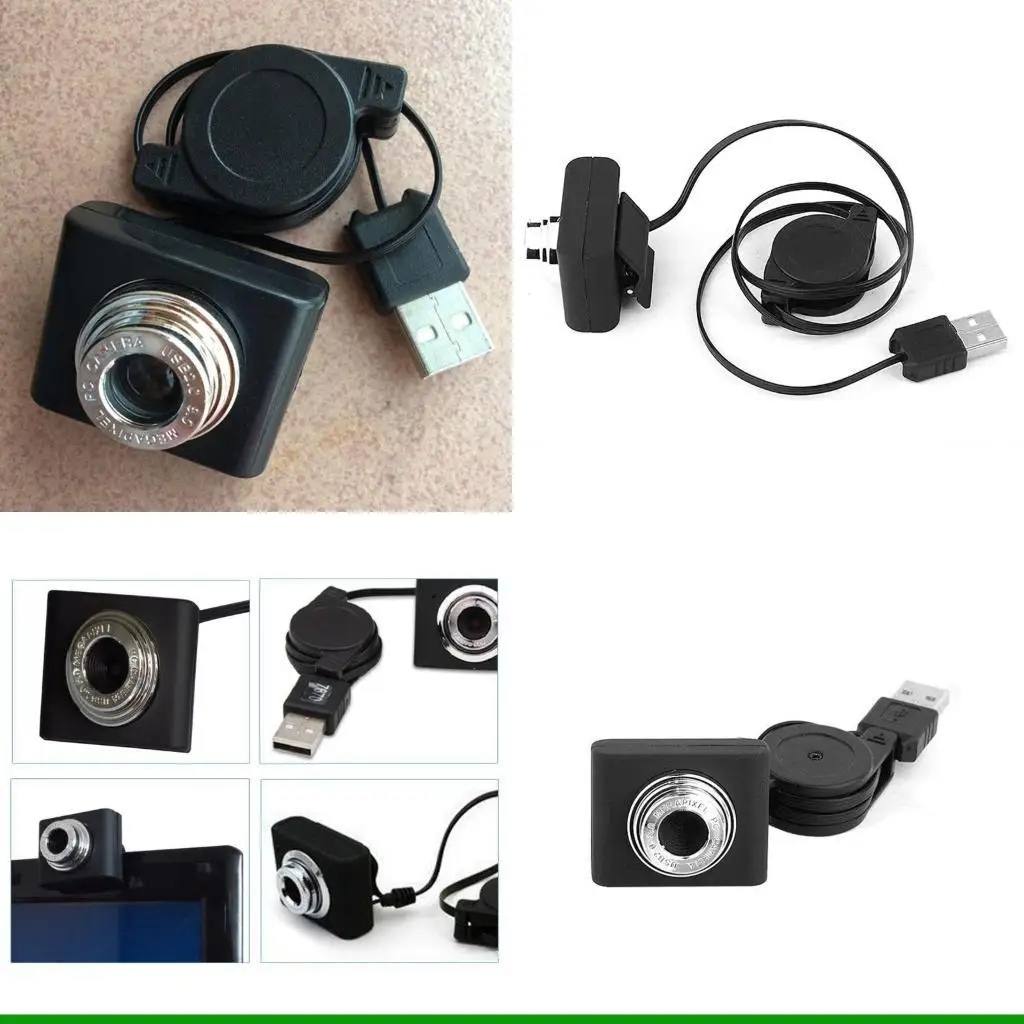 U55C USB Webcam Manual for Focus Built-in Microphone Drive-free Computer Peripheral Web Camera Home Portable Laptop Desktop C