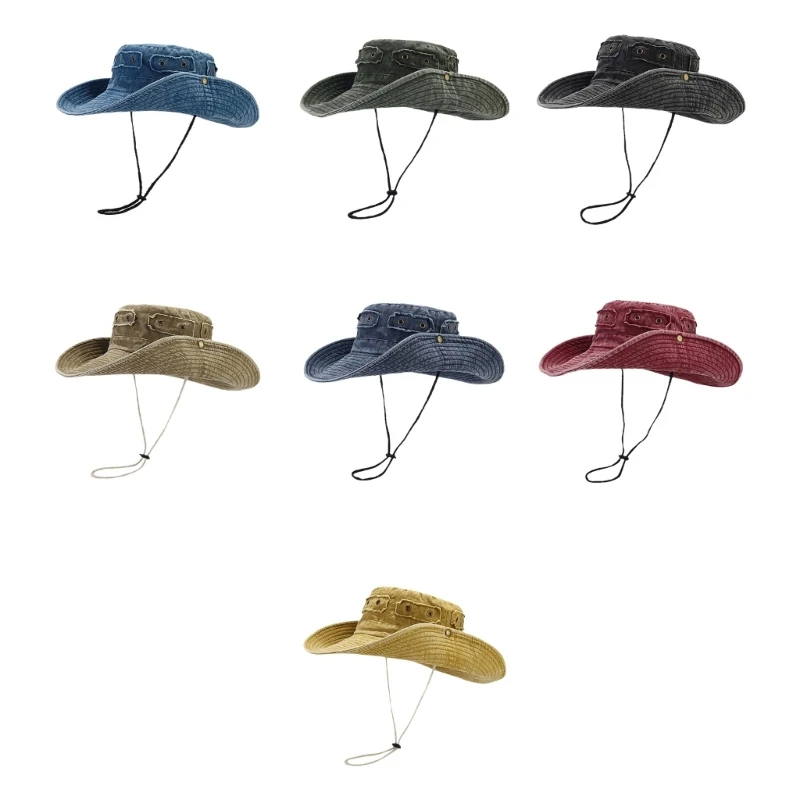 

Fishing Hat Wide Brim Cover Summer Must Have Item for Women Men Sunshade 066F