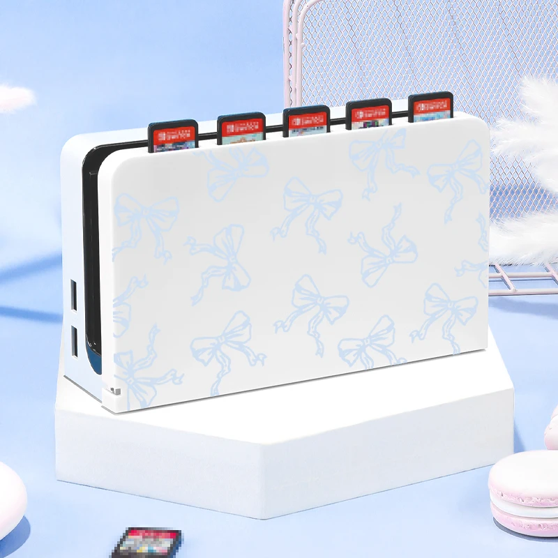 

This cartridge protection dock for Switch NS is compatible with the Switch OLED protective shell