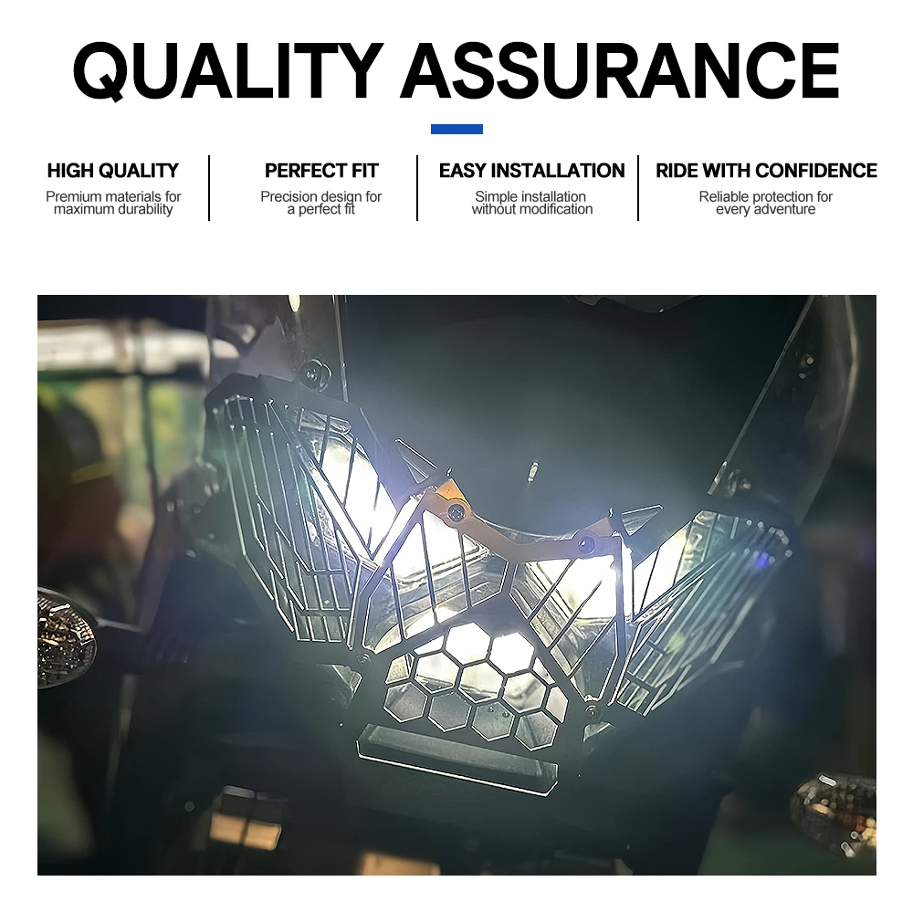 For Kawasaki KTM1050 1090 1190 1290 ADV RL Motorcycle Headlight Head Light Lamp Protection Grille Guard Cover Mesh Lampshad