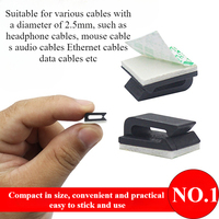 50pcs Car Mounted Cable Harness Fixing Clip Led Light Strip Buckle Self Adhesive Without Punch Storage Recorder Wiring Data Line