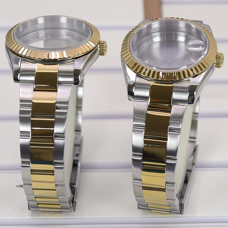 36 มม./40 มม.นาฬิกา Sapphire แก้ว 20 มม.สําหรับ Seiko วันวันที่ NH35 NH34 NH36 NH38 Miyota 8215 การเคลื่อนไหว 28.5 มม.