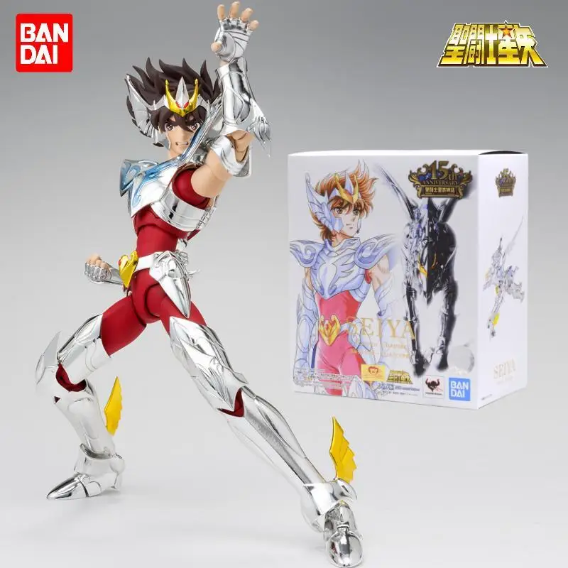 100% Original Bandai Myth Cloth Ex Seiya Saint Seiya Pegasus Heaven Chapter 15th Anniversary Edition Model Collection Toys Gift