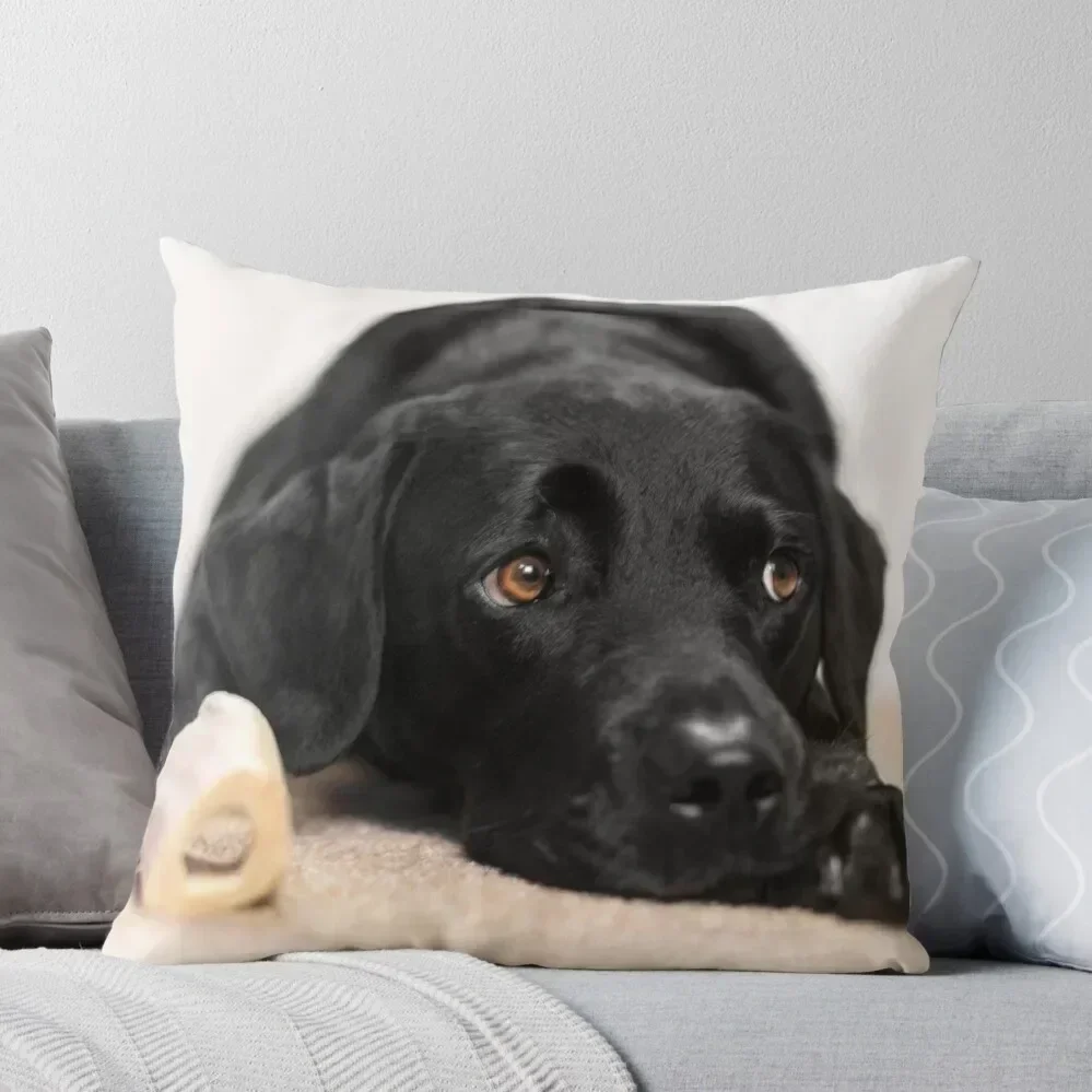 

Black Labrador Throw Pillow Marble Cushion Cover luxury covers Decorative Cushions For Luxury Sofa anime girl pillow