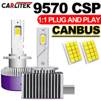 CARlitek D1S D3S LED Canbus D2S D8S D1R D2R D3R LED Headlight Bulbs 70W 6000K 30000LM Auto Xenon Bulbs Replacement Plug&Play 12V