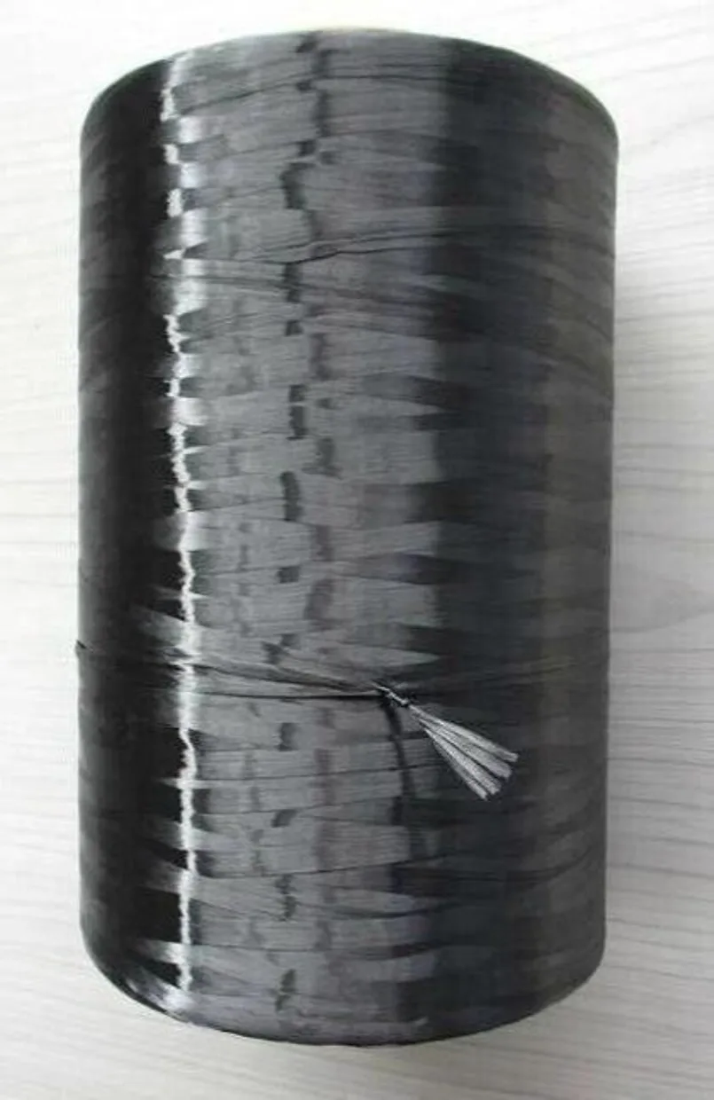 12K Carbon Fiber Fibre Tow Filament Yarn Thread Tape 4900MPa 60m Length