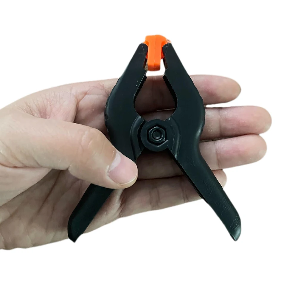 Пружинные зажимы для тяжелых условий эксплуатации для деревообработки, зажимы для фона, арка для воздушных шаров, 3-дюймовые пластиковые маленькие зажимы для фотостудии, плотник