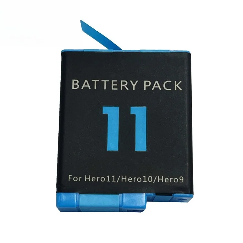 AHDBT-901 1800mAh 배터리 (고프로 히어로11/10/9 호환) 40% 추가 사용시간 USB-C PD 30W 고속 충전 익스트림 스포츠 파워 배터리