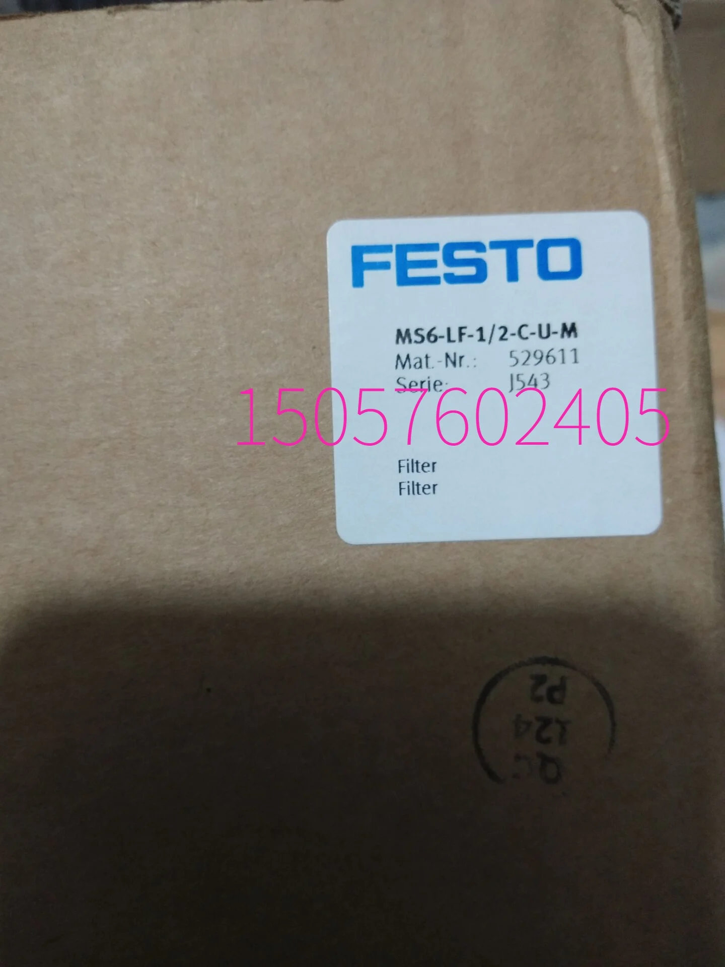 Festo FESTO Filters MS6-LF-1/2-C-U-M 529611 Genuine From Stock