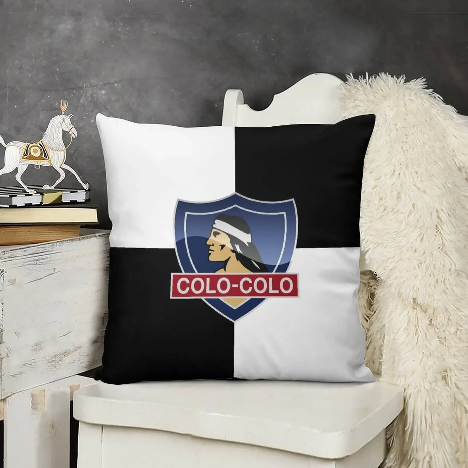 

My City, My Colours, Colo Colo from Chile Throw Pillow christmas supplies Cushion Child Bed pillowcases pillow