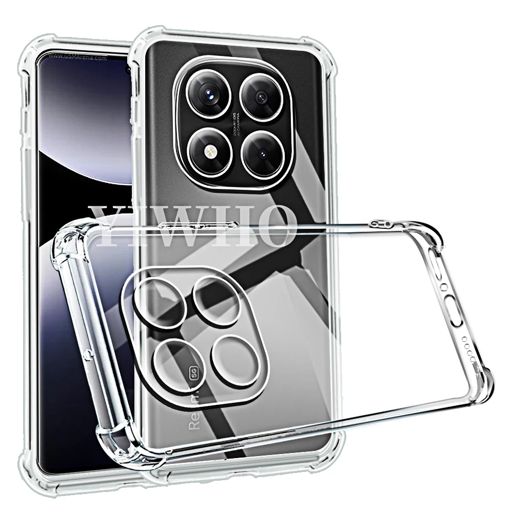 Shockproof Phone Case for Xiaomi Redmi Note 14 Pro Plus Transparent Clera Back Covers on Redmi 13 4g 5g 14pro 13pro + Phonecases