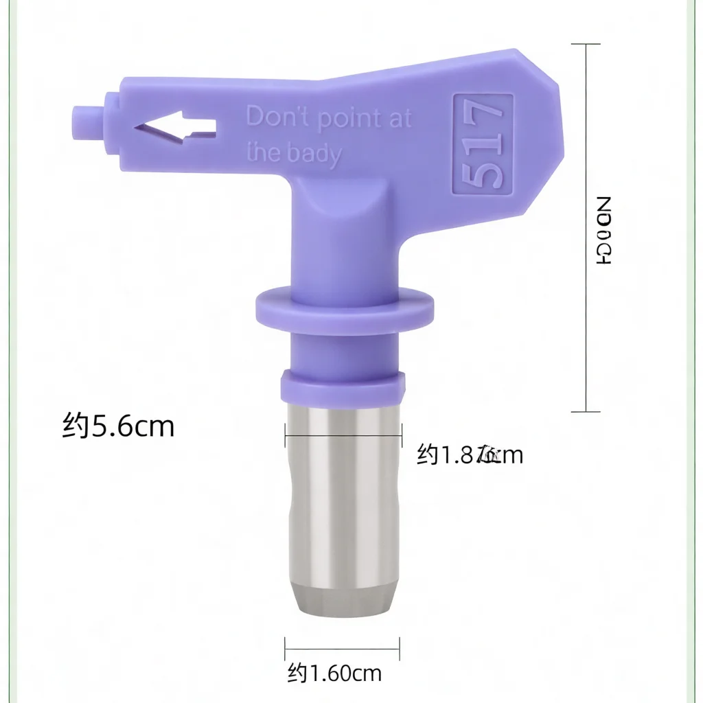 Professional Airless Paint Spraying Nozzle Tip Multiple Models Available For Smooth Wall Surface Coating Equipment