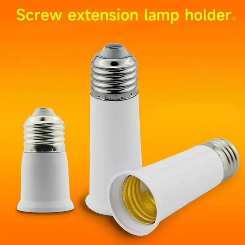 E27 do E27 adapter uchwytu lampy adapter gniazda żarówki przedłużacz 65 95 120mm Dropship