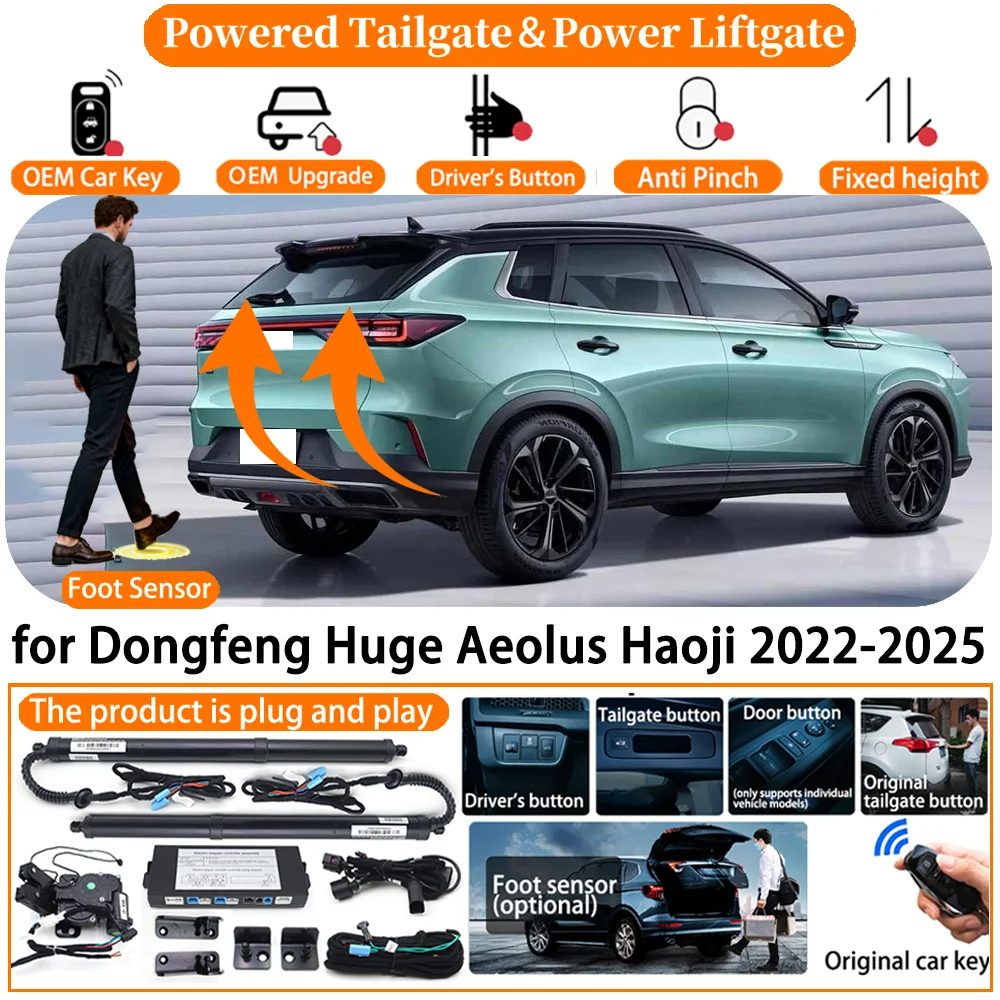 

Car Smart Powered Tailgate system for Dongfeng Huge Aeolus Haoji 2022-2025 Automatic Electric Power Tailgate Tail Gate Lift kit