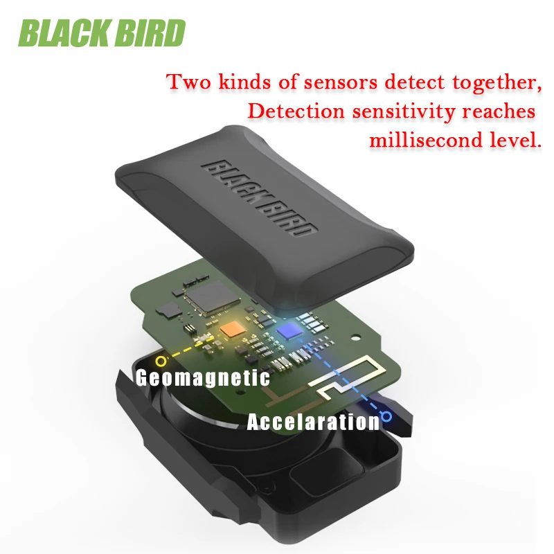 BlackBird Cycling Speed Cadence Sensor Cs1 Bluetooth Ant Computer Speedmeter Dual Accessories Compatible With Garmin Strava