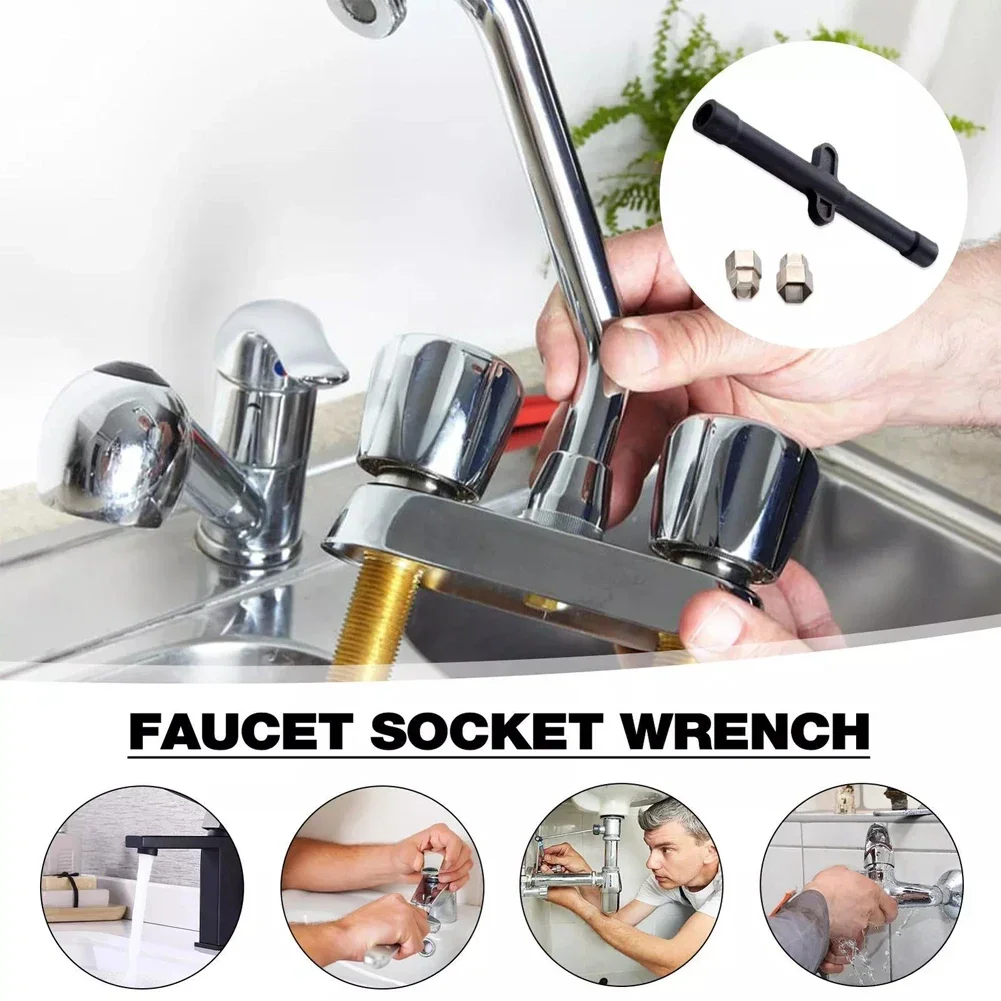 Faucet Wrench Faucet Socket Wrench Comfortable Grip Efficient And Convenient Leak-free Connection Faucet Fixing