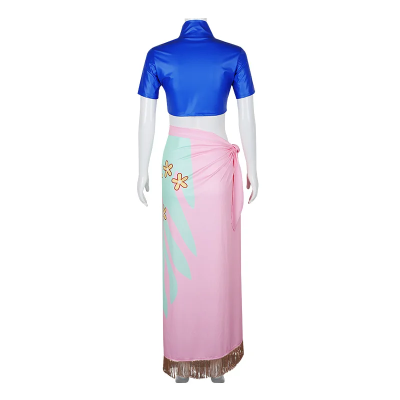 Anime Robin Cosplay Costume Nico Robin Cos Party Kimono Dress For Women Halloween Carnival Anime Exhibition Performance Suit