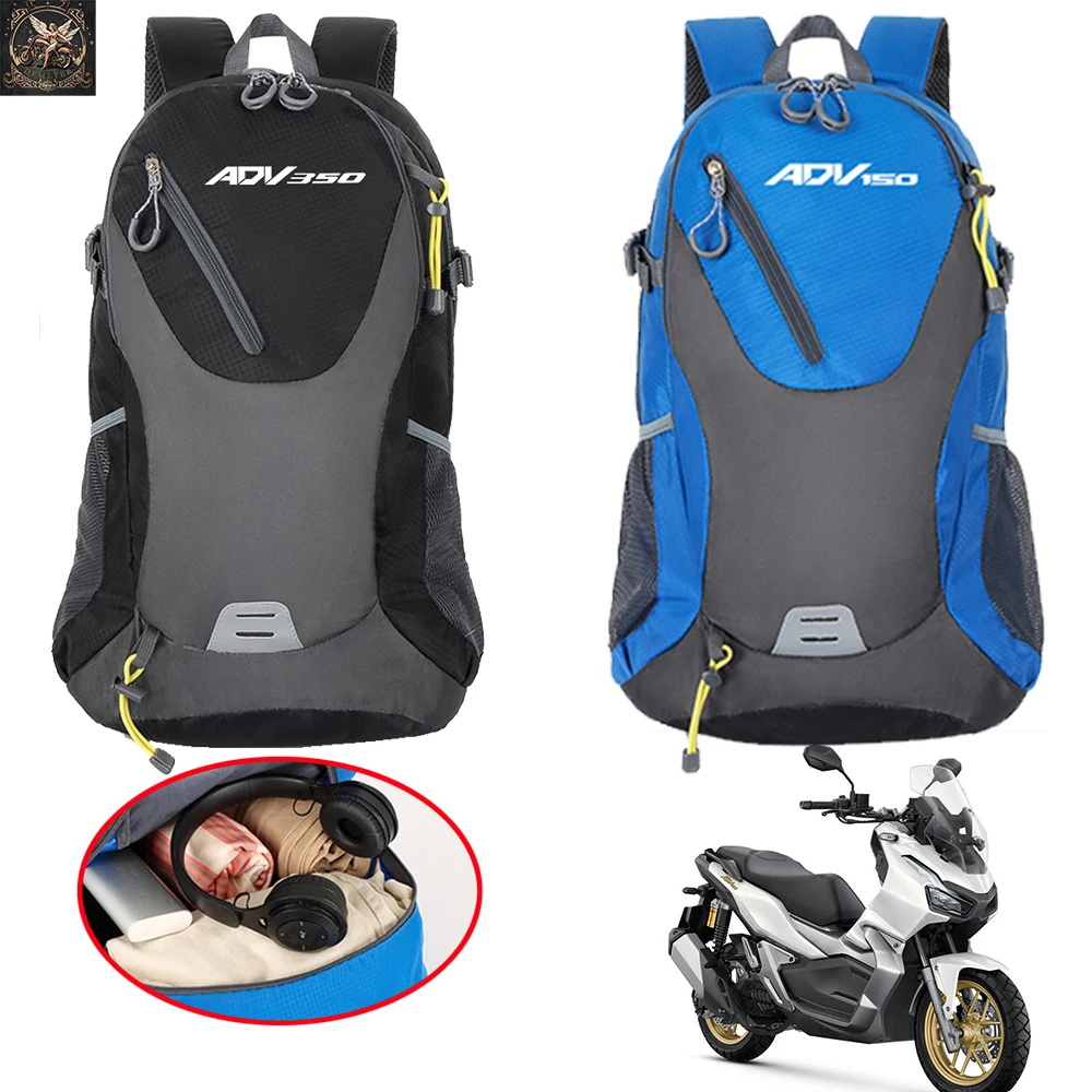 Outdoor Sports Montanhismo Bolsa para Homens e Mulheres, Mochila de Grande Capacidade, Acessórios de Viagem, Honda ADV150, ADV350, ADV 350