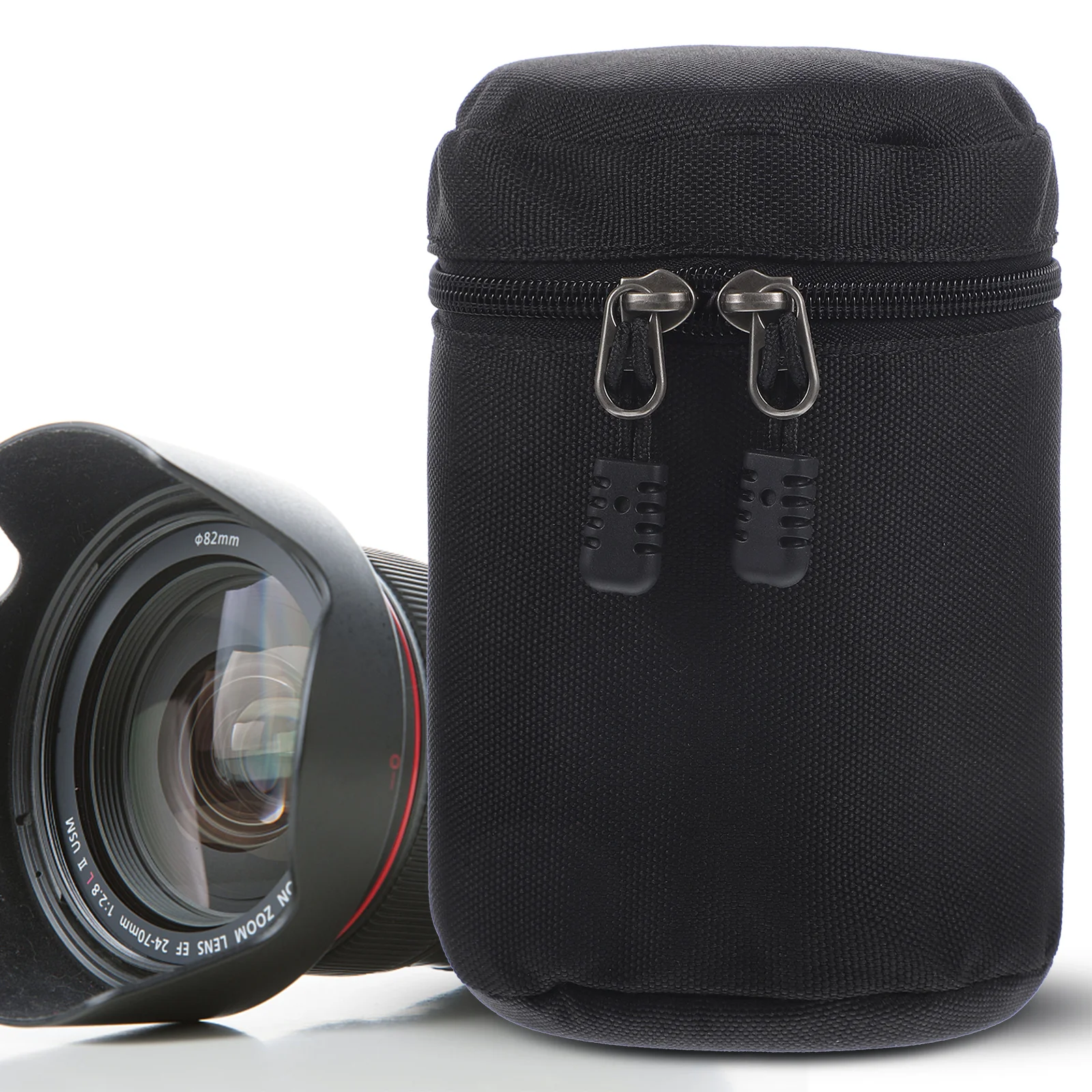 

Stylish Camera Lens Storage Bag Durable Waterproof Compact for Photographer Travel Convenience Camera Lens Case