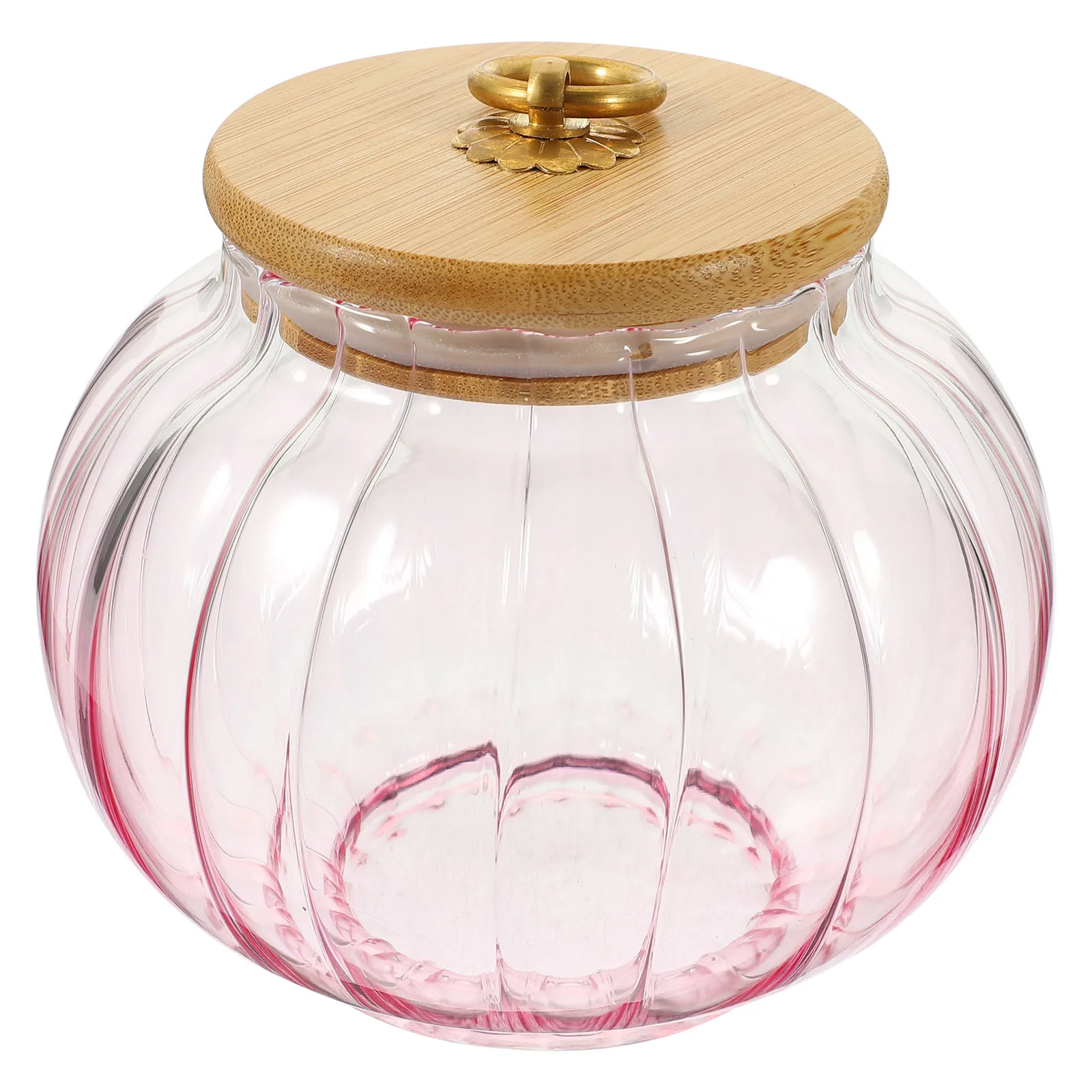 

Storage Bamboo Lid Sealed Tiny Glass Jars Tea Canister Candy Jar Kitchen Container Sugar Glass Can With Lid Holder
