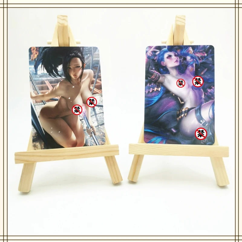 16 pz/set Anime Naruto Hyuga Hinata Carte Ragazza Personaggio Della Serie ACG Sexy Carte Nude Kawaii Giocattolo Regalo Giochi Fumetti Collezione di Carta