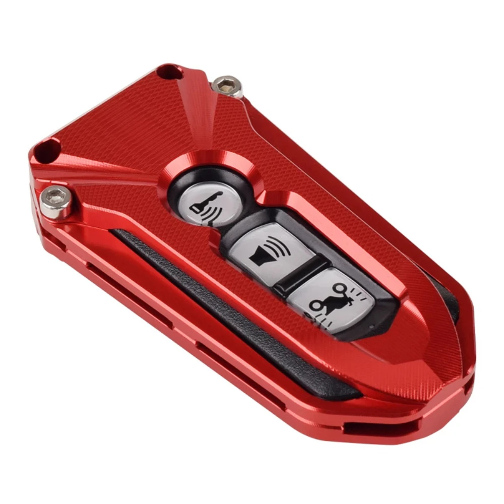 Motorcycle Keyless System Remote 3-hole Key Cover Case Protective Smart Keychain Holder Accessories For Honda ADV150 Forza 300
