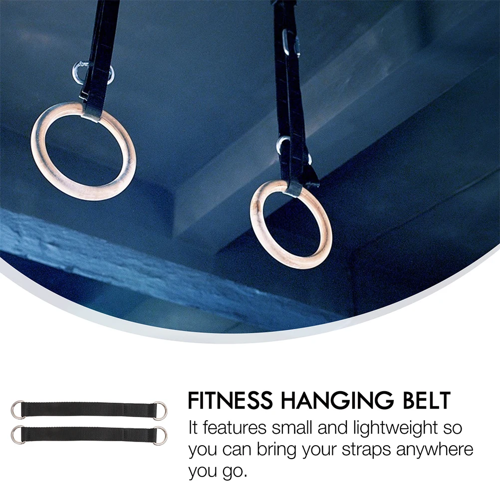 

3Pcs High Grade Fitness Hanging Belt Lightweight Portable Multi-Functional Pull Up Strap Gymnastic Ring Exercise