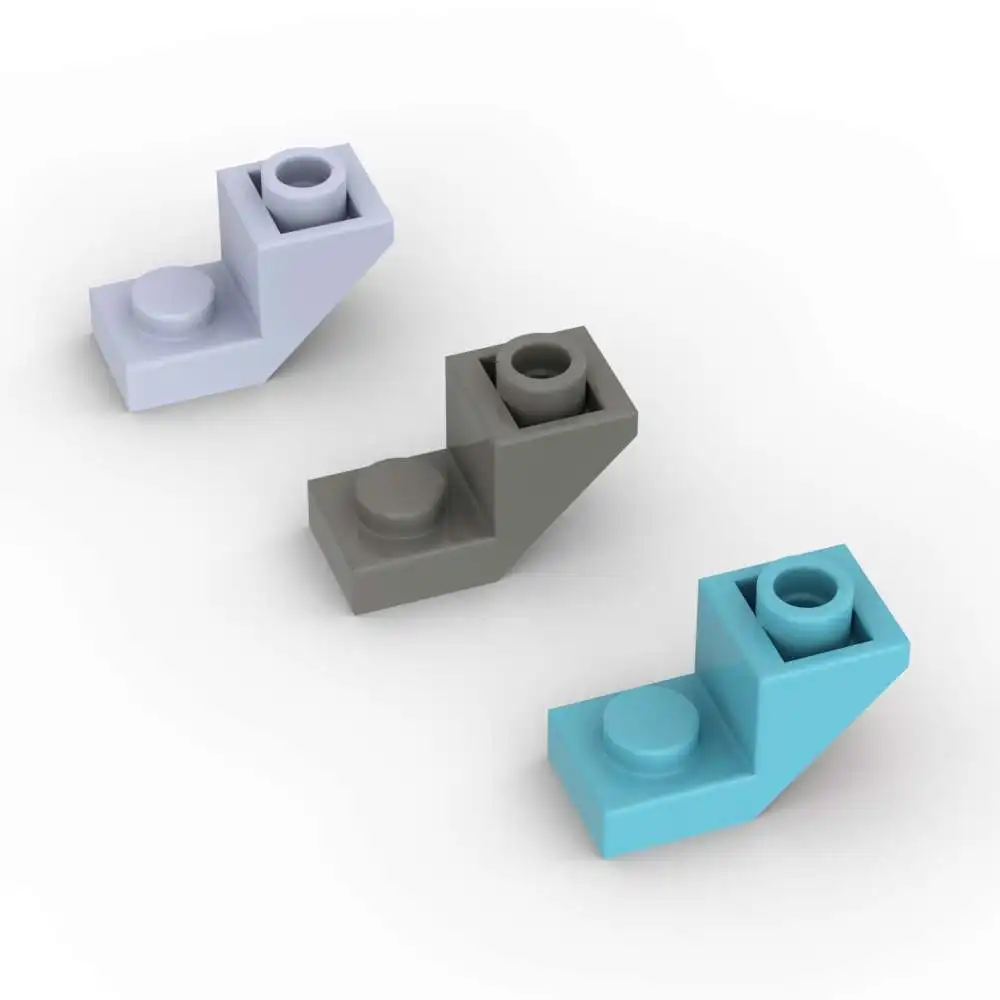 

MOC 10 шт. 2310 2x1 с 2/3 вырезами наклонные кирпичи, перевернутые 45 сшив, сменный строительный блок, игрушка для взрослых и мальчиков, праздничный подарок