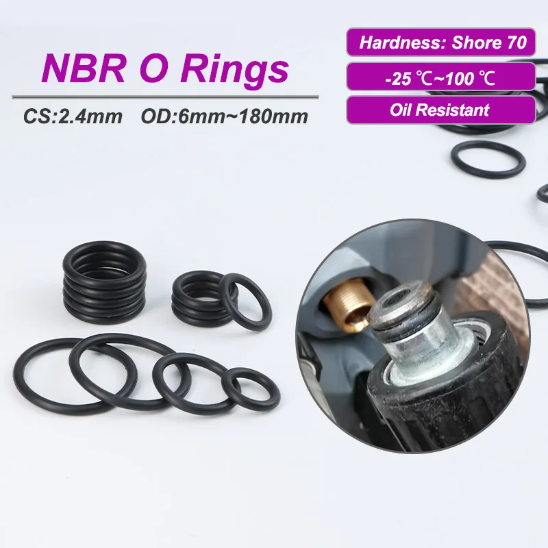 Black Nbr O-Ring Th…